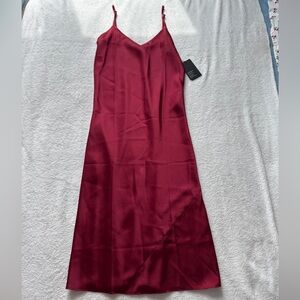 Knix Burgundy Slip Dress